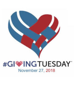 Giving Tuesday with heart, Nov 27 2018