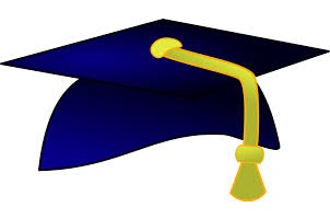 Graduation cap with tassle