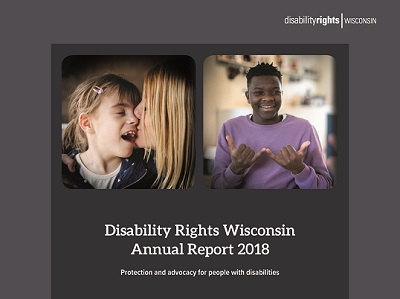 Portion of the front cover of 2018 Annual Report