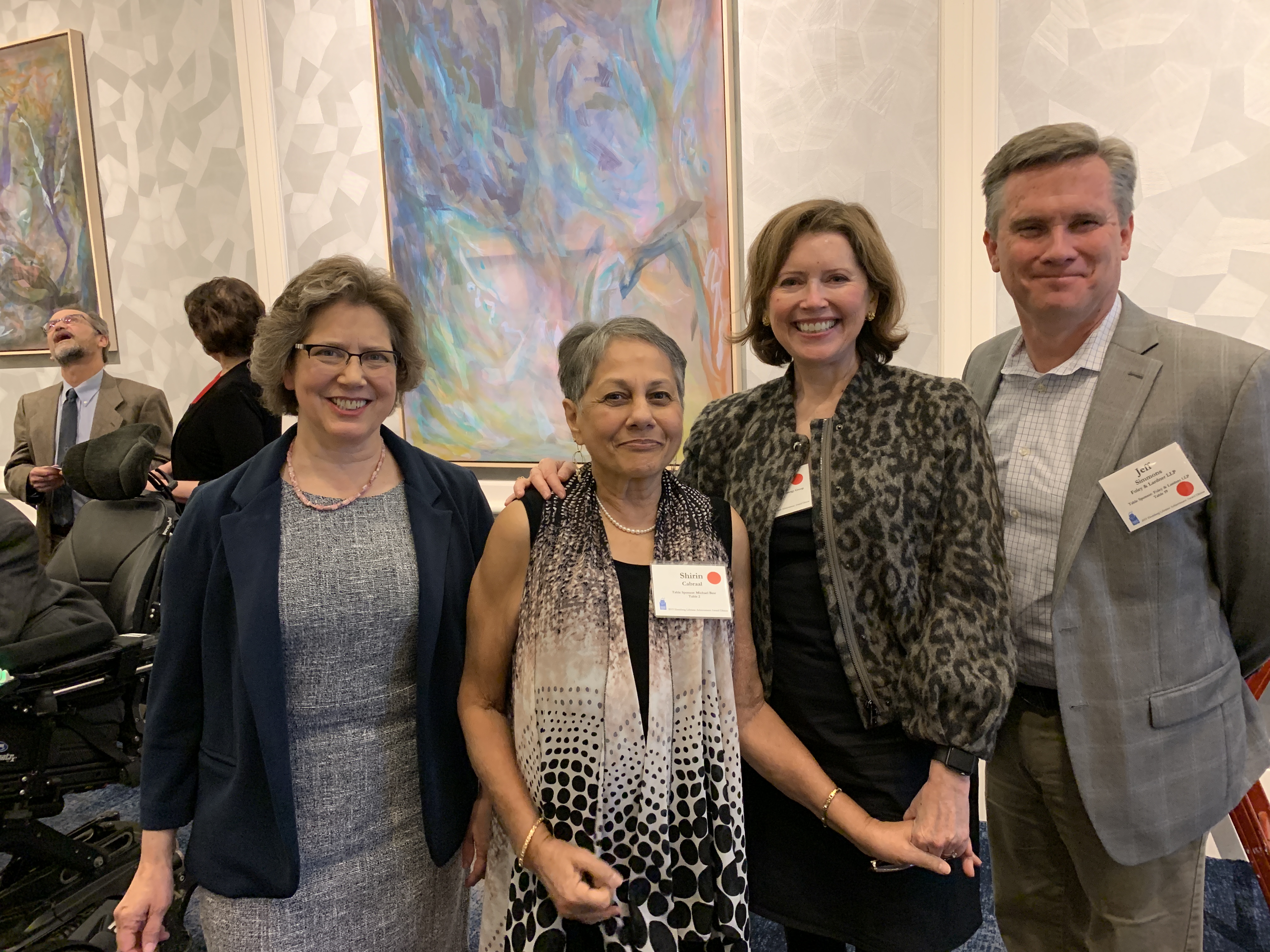 Lea Kitz, Shirin Cabraal, and Lisa Foley